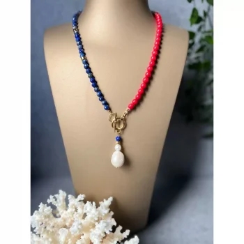 Lapis Lazuli Mercan Kolye