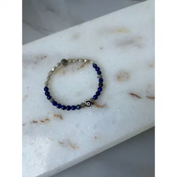 Lapislazuli Hematit Bileklik