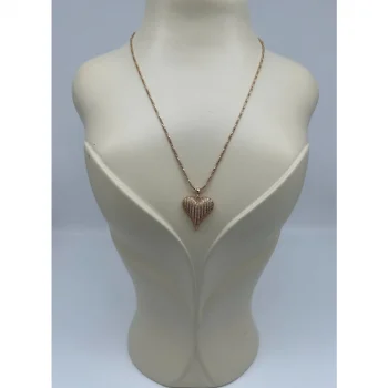 Kalp Rose Kolye
