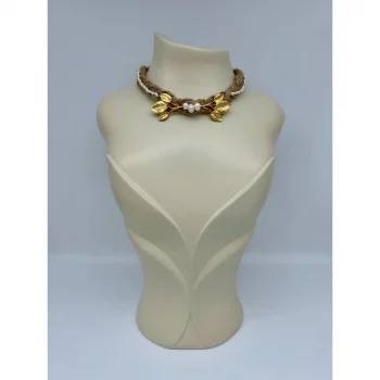 Choker( Jüt İp )İnci El Yapımı Kolye ve Bileklik
