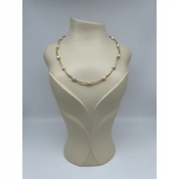 İnci Çubuk Boncuk Kolye