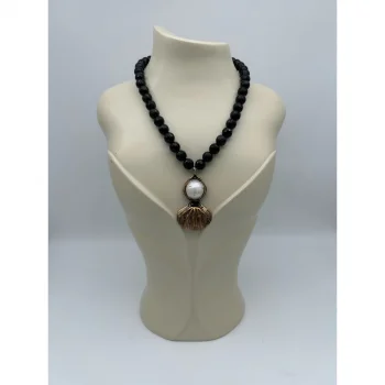 Turmalin Eskitme Uçlu Kolye