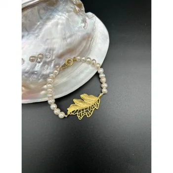 Yaprak İnci Bileklik