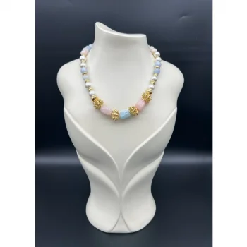 Morganit Aquamarine Kolye