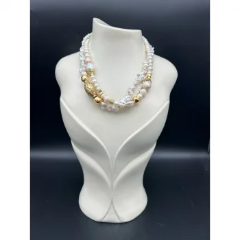 İnci Çoklu Otantik Kolye