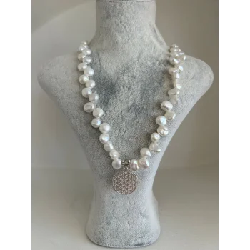 İnci 925 Ayar Gümüş Kolye