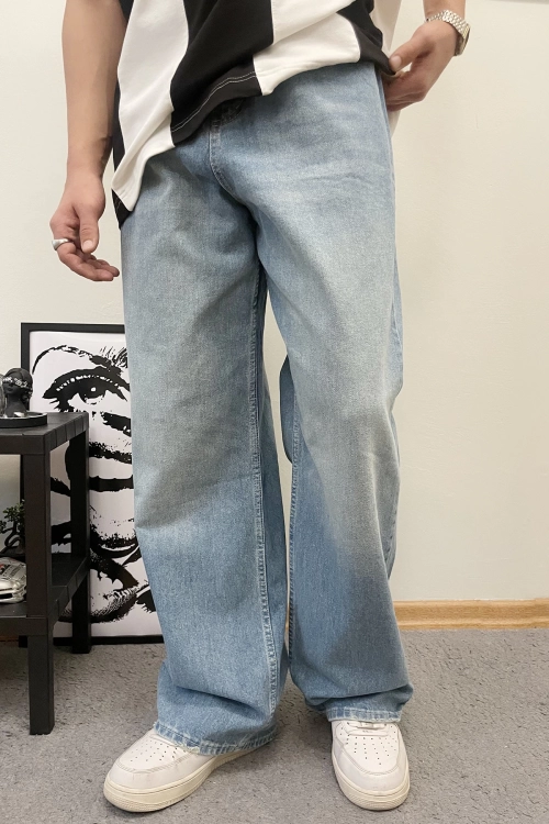 Basic Baggy Jean - Açık Mavi