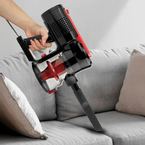 Stilevs Anka S Dikey Toz Torbasız Elektirikli Süpürge Kırmızı&Siyah