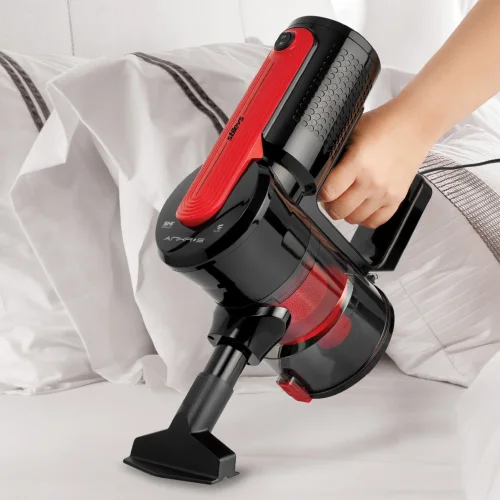Stilevs Anka S Dikey Toz Torbasız Elektirikli Süpürge Kırmızı&Siyah