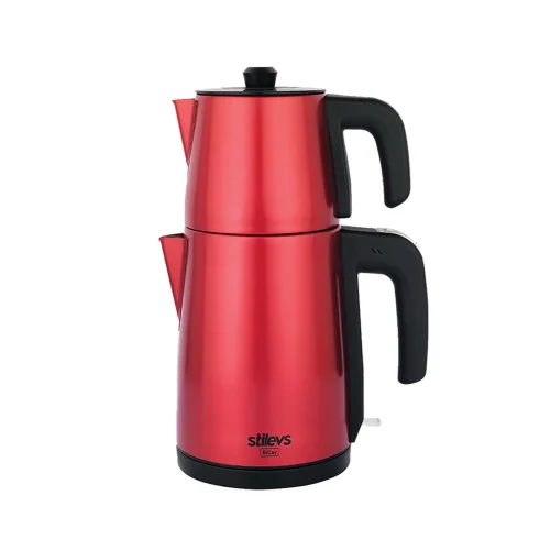 Stilevs Biçay Çelik Çay Makinesi İnox - Vişne