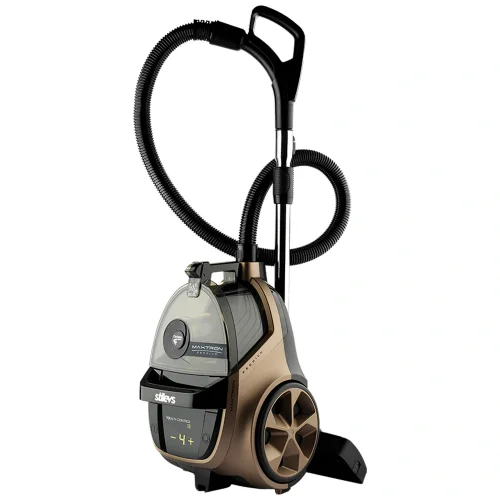 Stilevs Maxtron Premium Torbasız Elektrikli Süpürge Siyah-Toprak