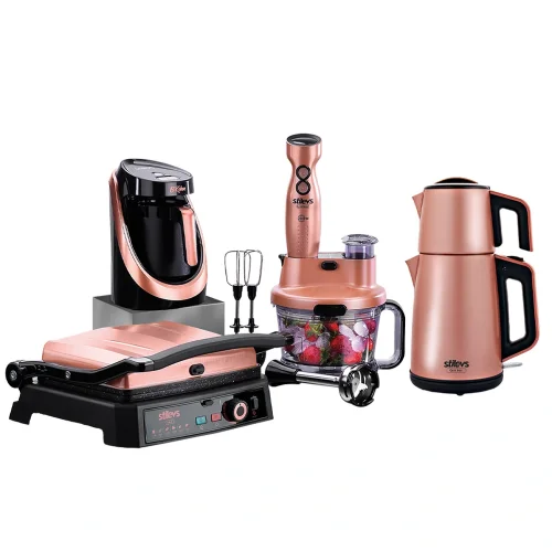 Stilevs Rosy Premium Serisi 4 Lü Paket -Rose