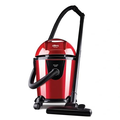 Stilevs Uzay Islak-Kuru Süpürge - Kırmızı-Siyah