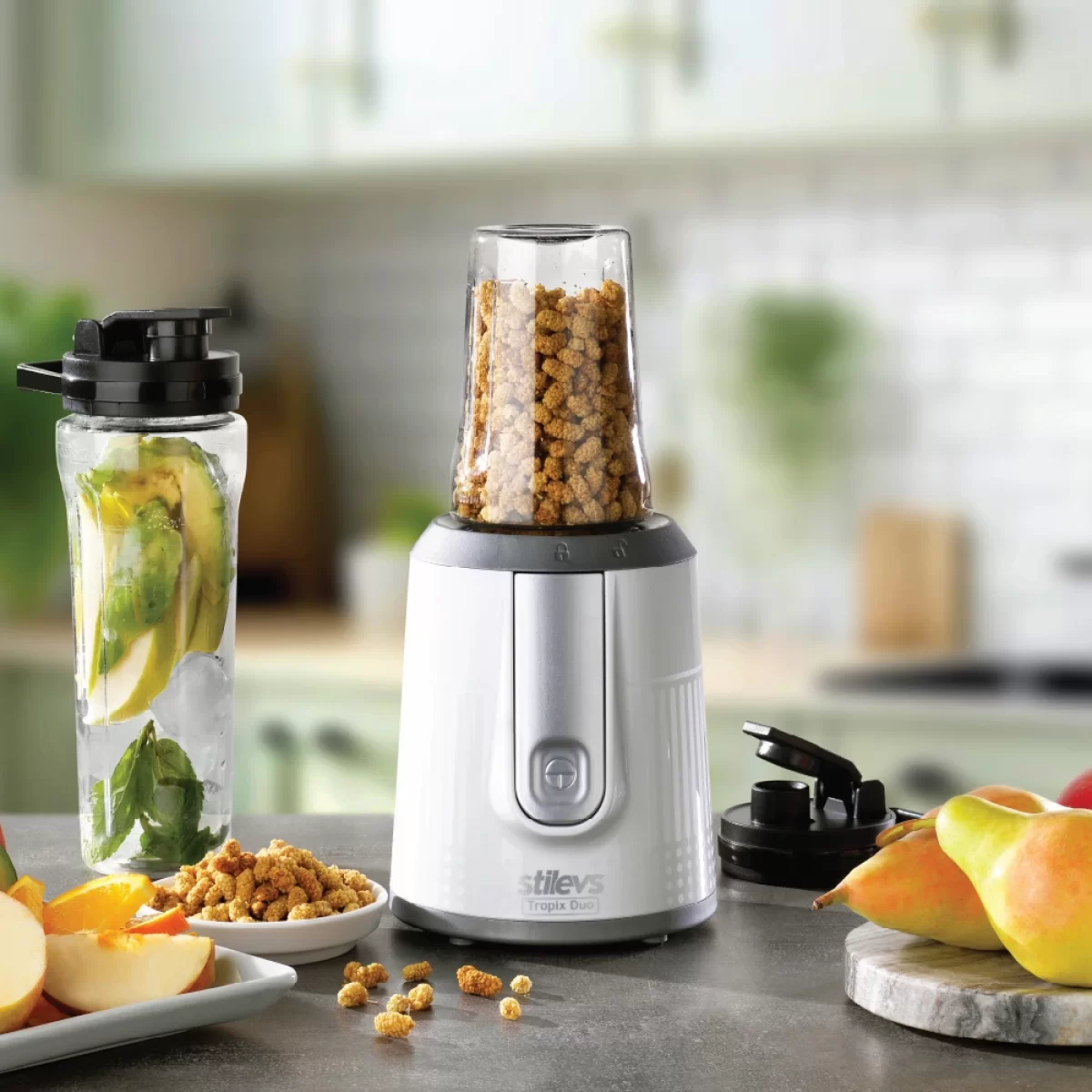 Stilevs Tropix Duo Kişisel Blender - Beyaz