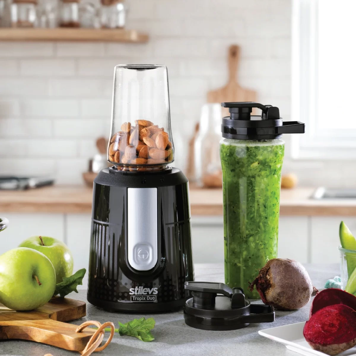 Stilevs Tropix Duo Kişisel Blender - Gümüş