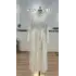 FUAT GÜRŞEN Bej Renk Elbise