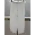 SENTEZ Beyaz Renk Paçası Kapsüllü Şalvar Pantolon