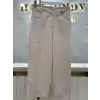 SENTEZ Bej Renk Salvador Arkası Lastikli Mam Pantolon