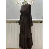 FUAT GÜRŞEN Kahve Renk Elbise