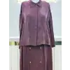 NUSS Mürdüm Renk Etekli Takım