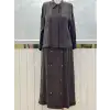 NUSS Kahve Renk Etekli Takım