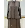 NUSS Kahve Renk Etekli Takım