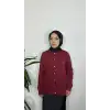 GHİSA Bordo Renk Hırka