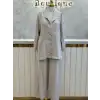 GHİSA Taş Renk Keten Takım