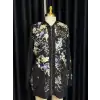 MY312 Siyah Renk Payetli Bomber Ceket