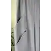 SENTEZ Gri Renk Duti Keten Havuç Pantolon