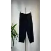 SENTEZ Siyah Renk Bellis V Paça Pantolon