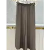SENTEZ Vizon Renk Lastikli Geniş Paça Pantolon