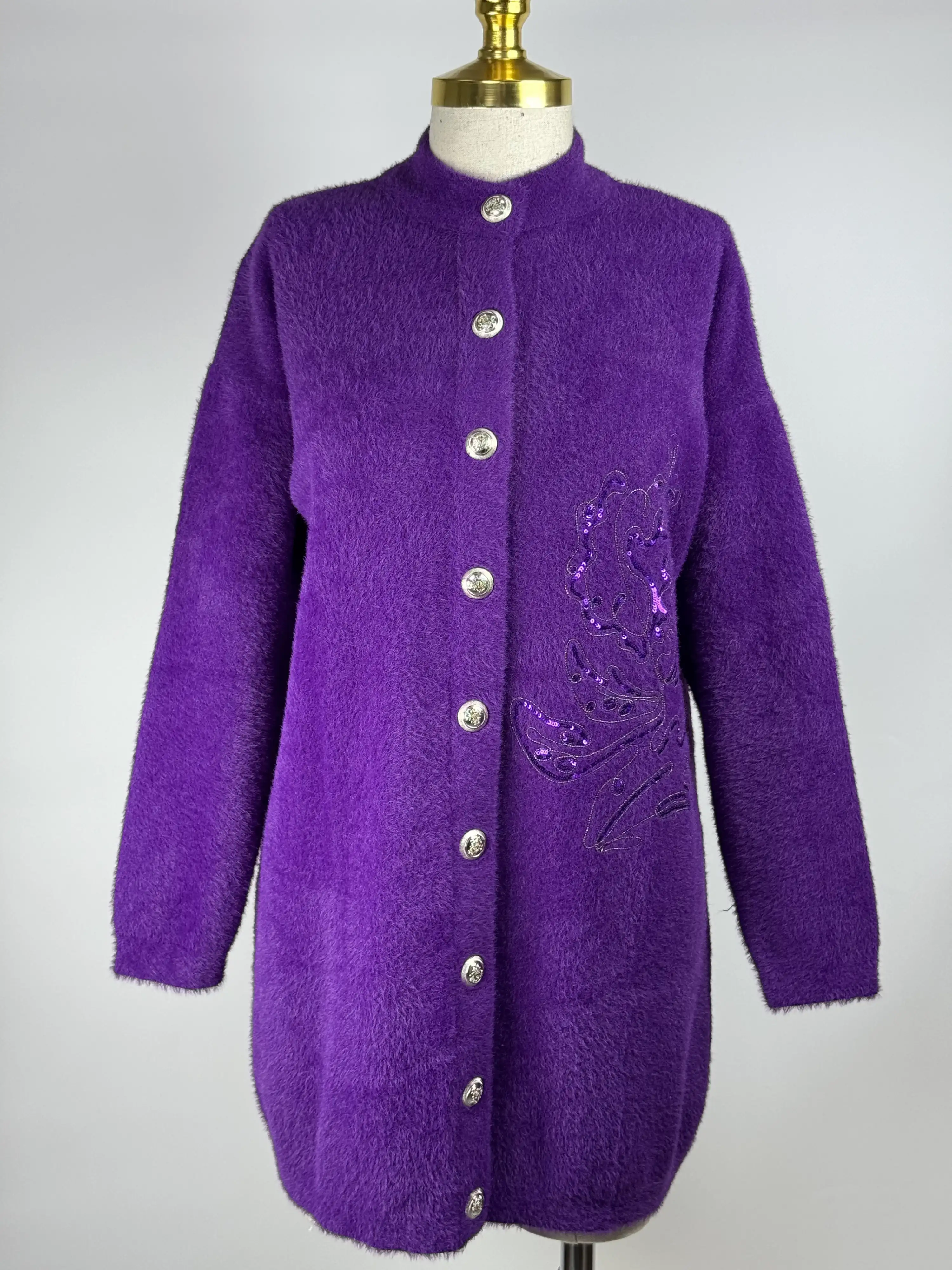 NUSS Mor Renk Hırka