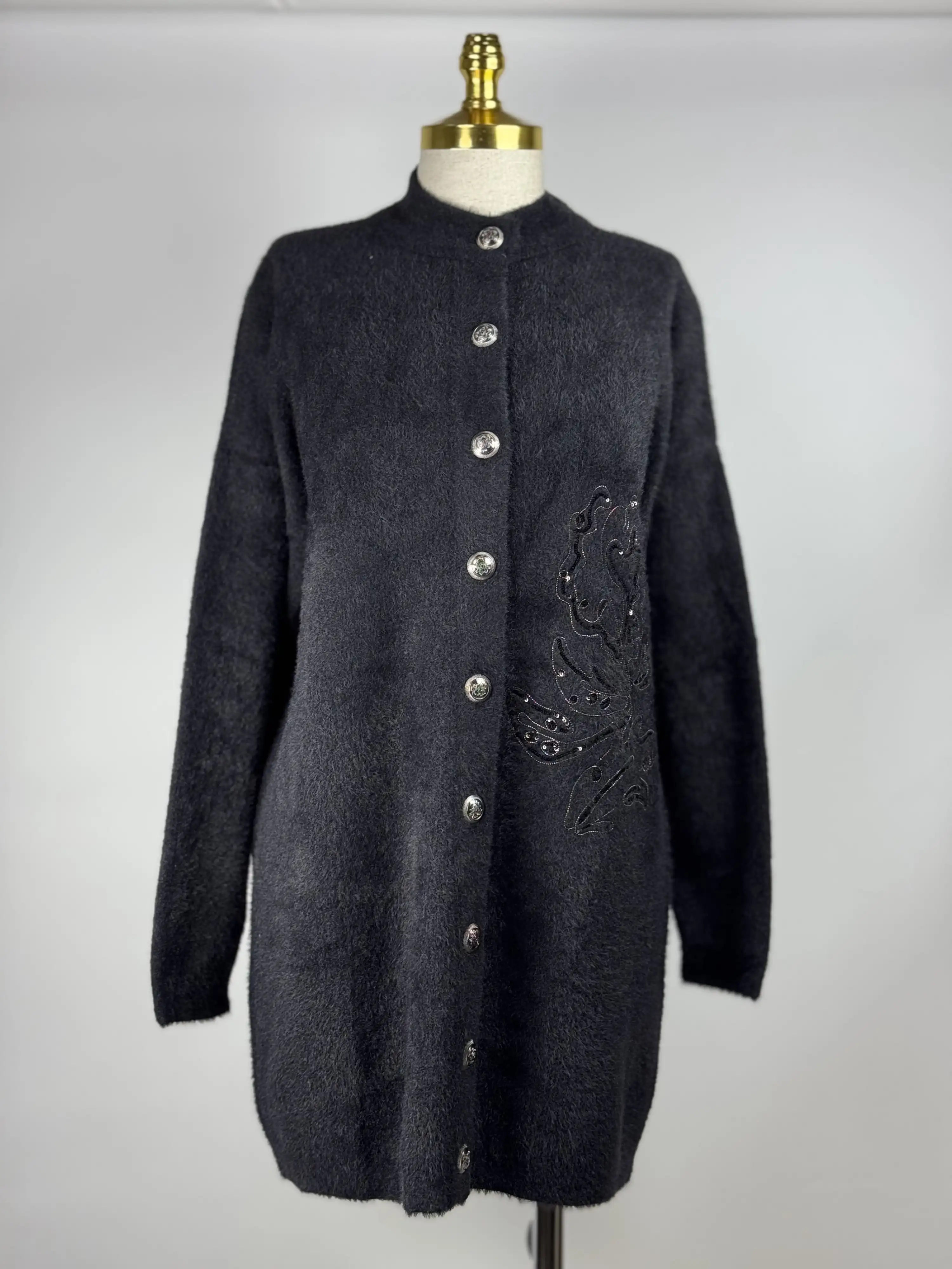 NUSS Siyah Renk Hırka