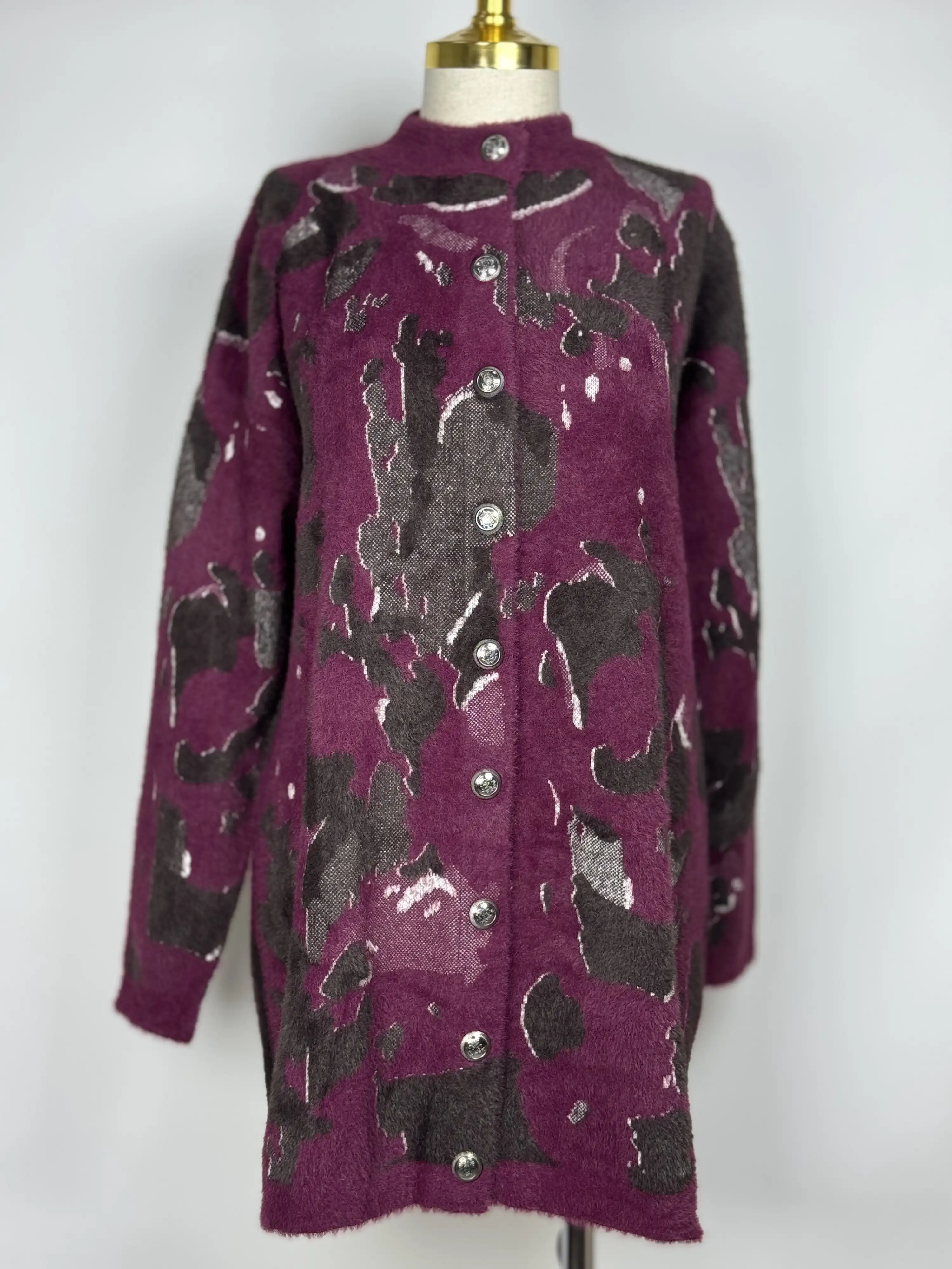 NUSS Bordo Renk Hırka