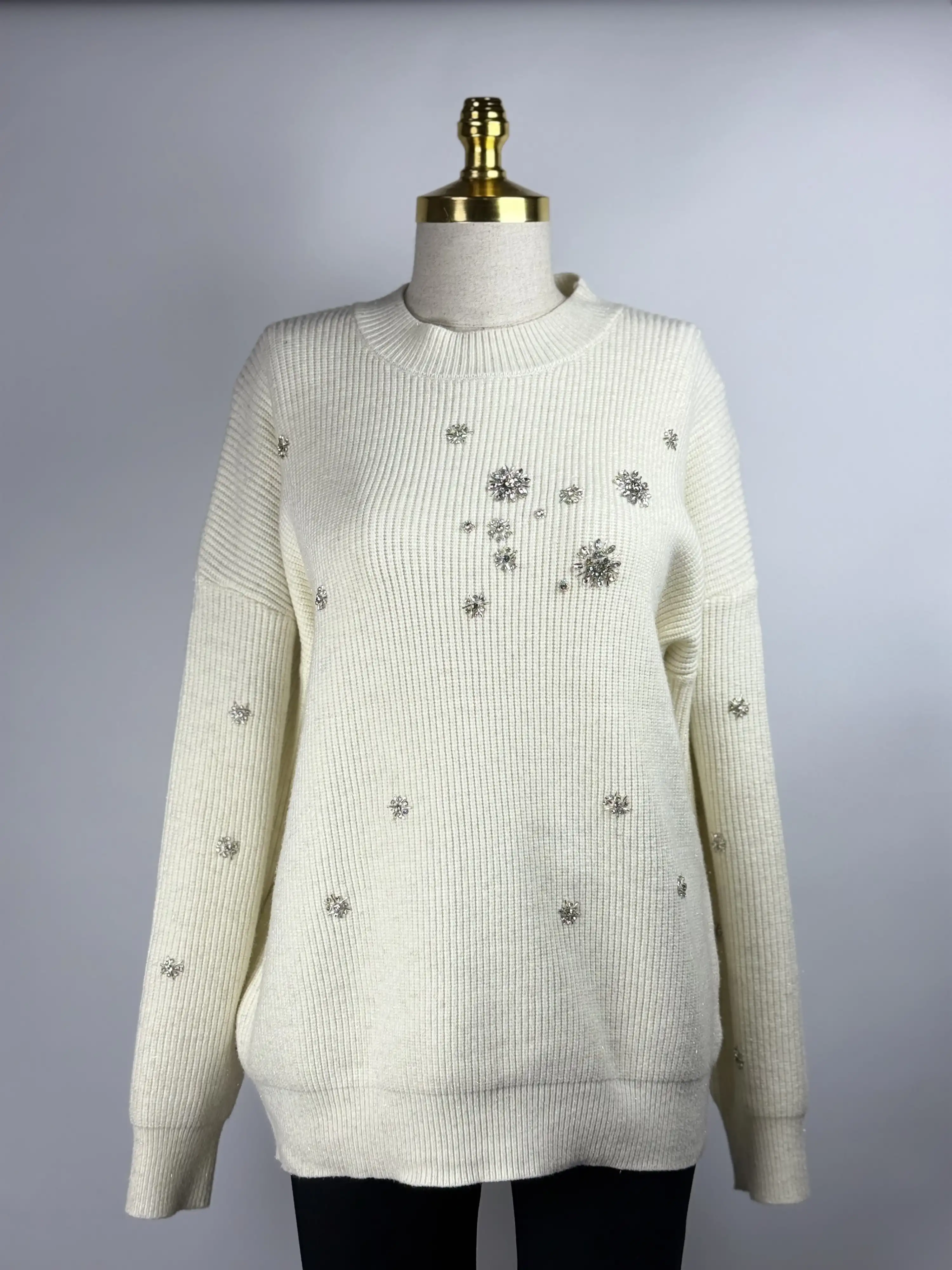 FUAT GÜRŞEN Ekru Renk Tunik Kazak