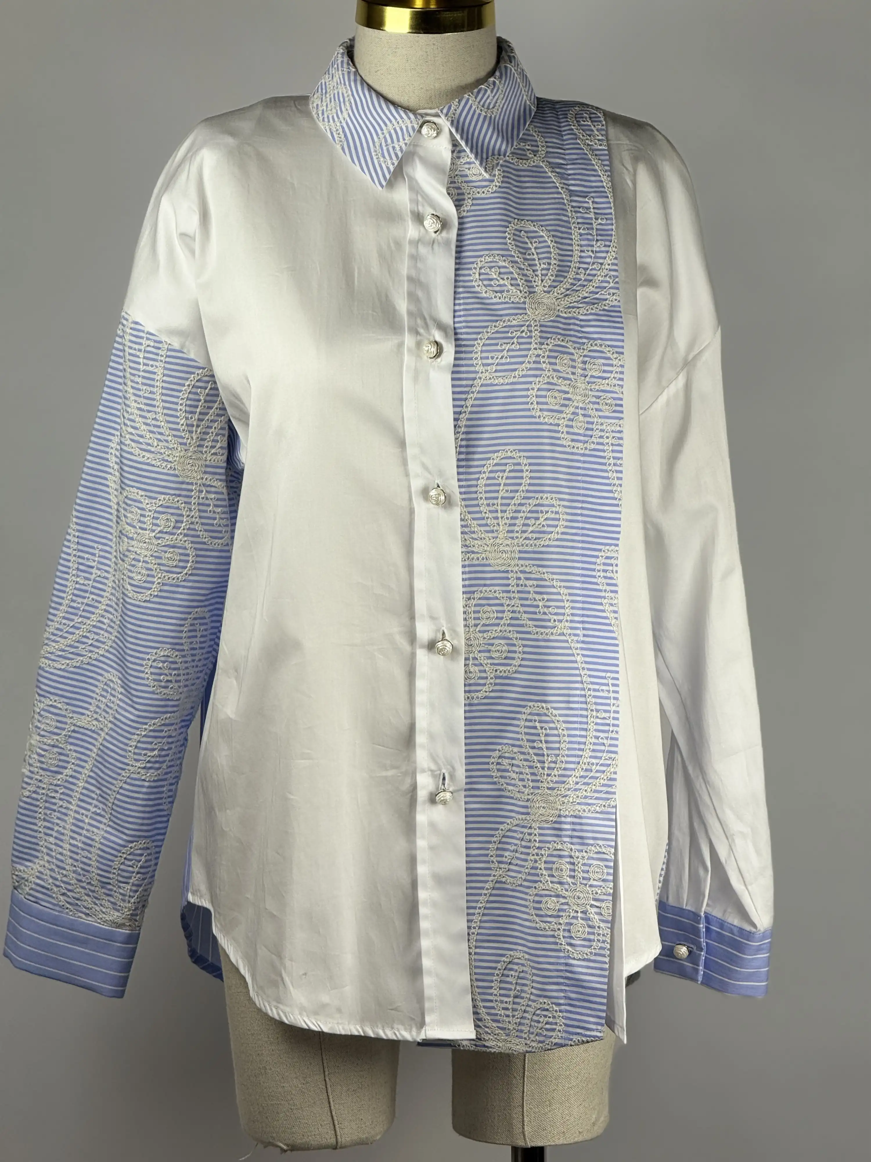 GHİSA Mavi Renk Tunik Gömlek