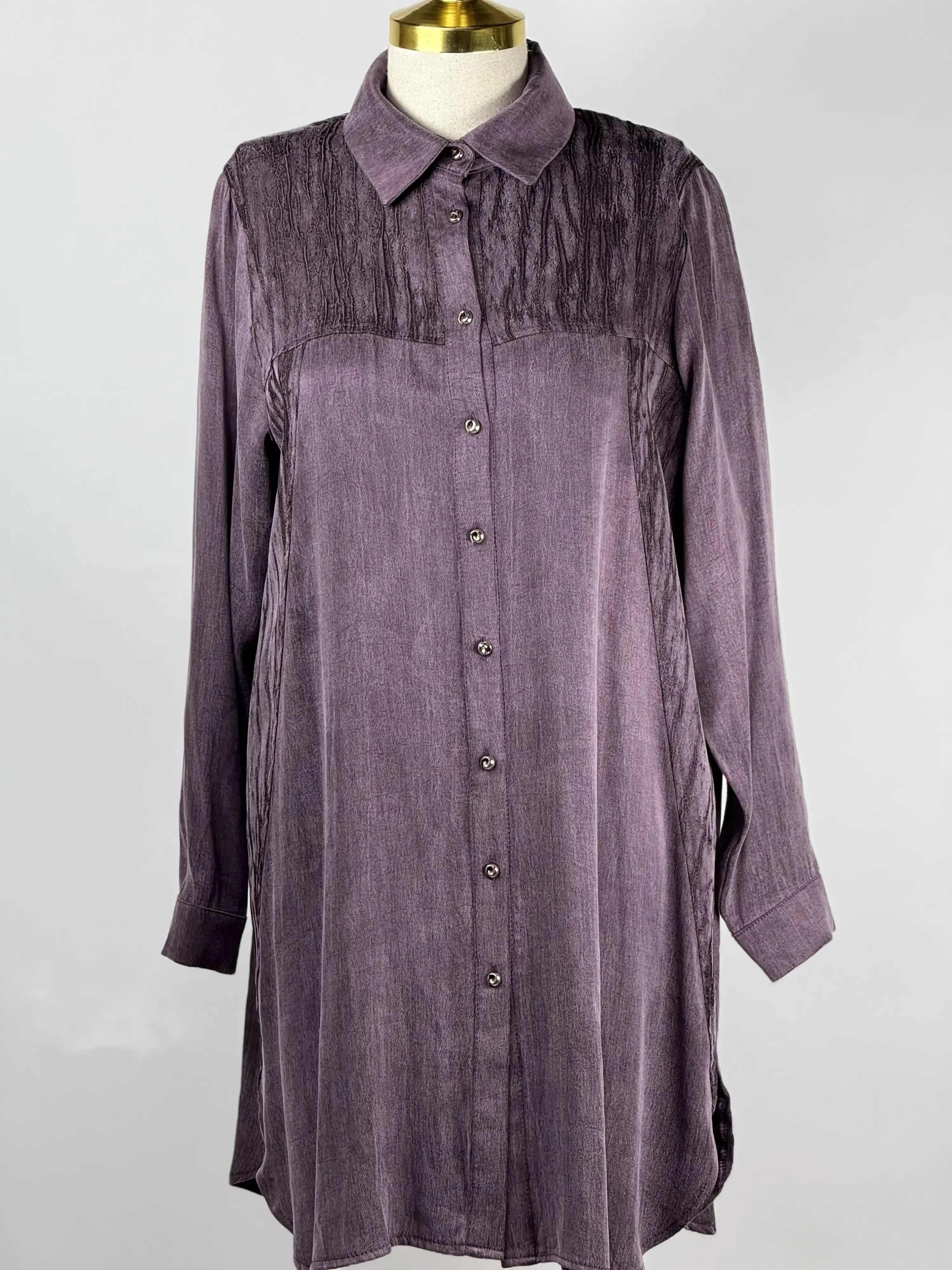 FUAT GÜRŞEN Mürdüm Renk Tunik