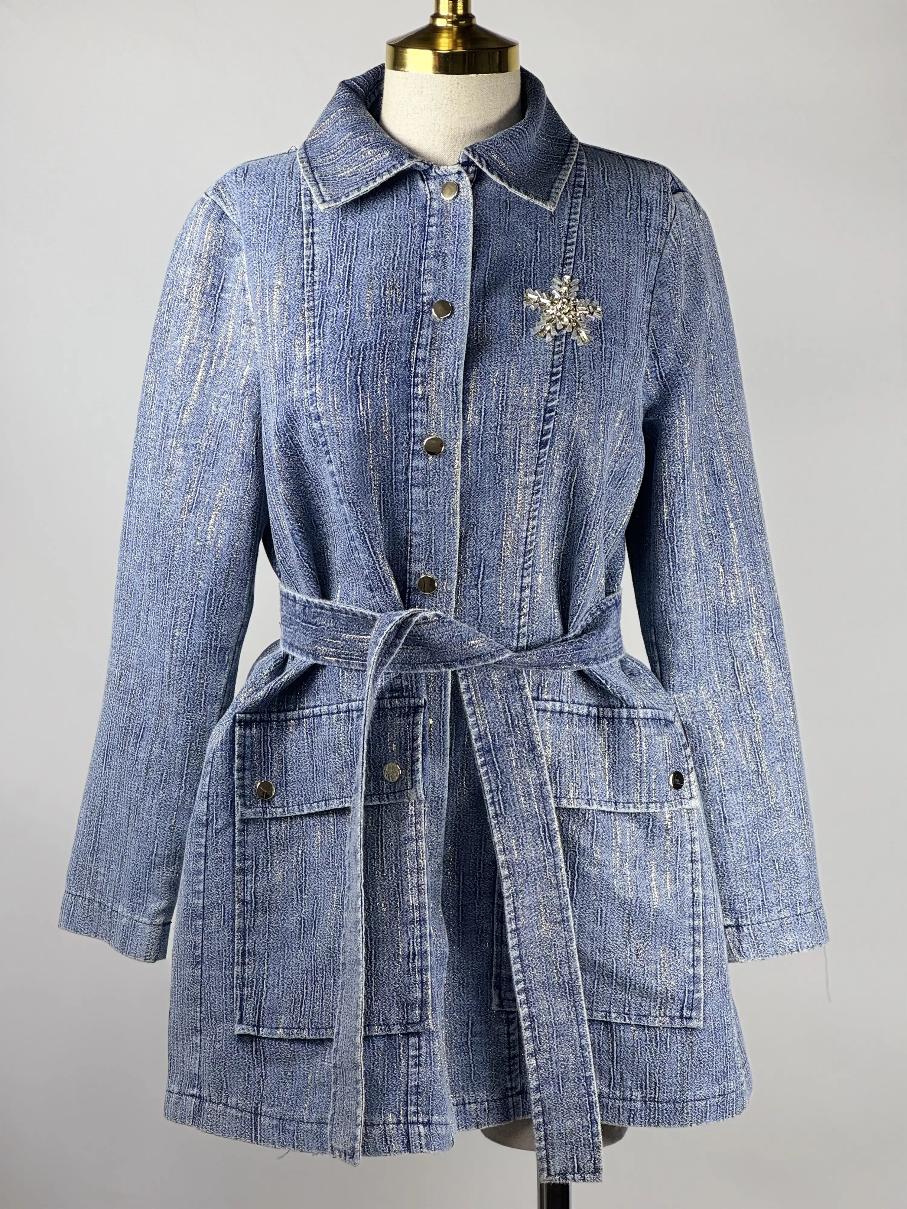 NUSS İndigo Renk Tesettür Kap