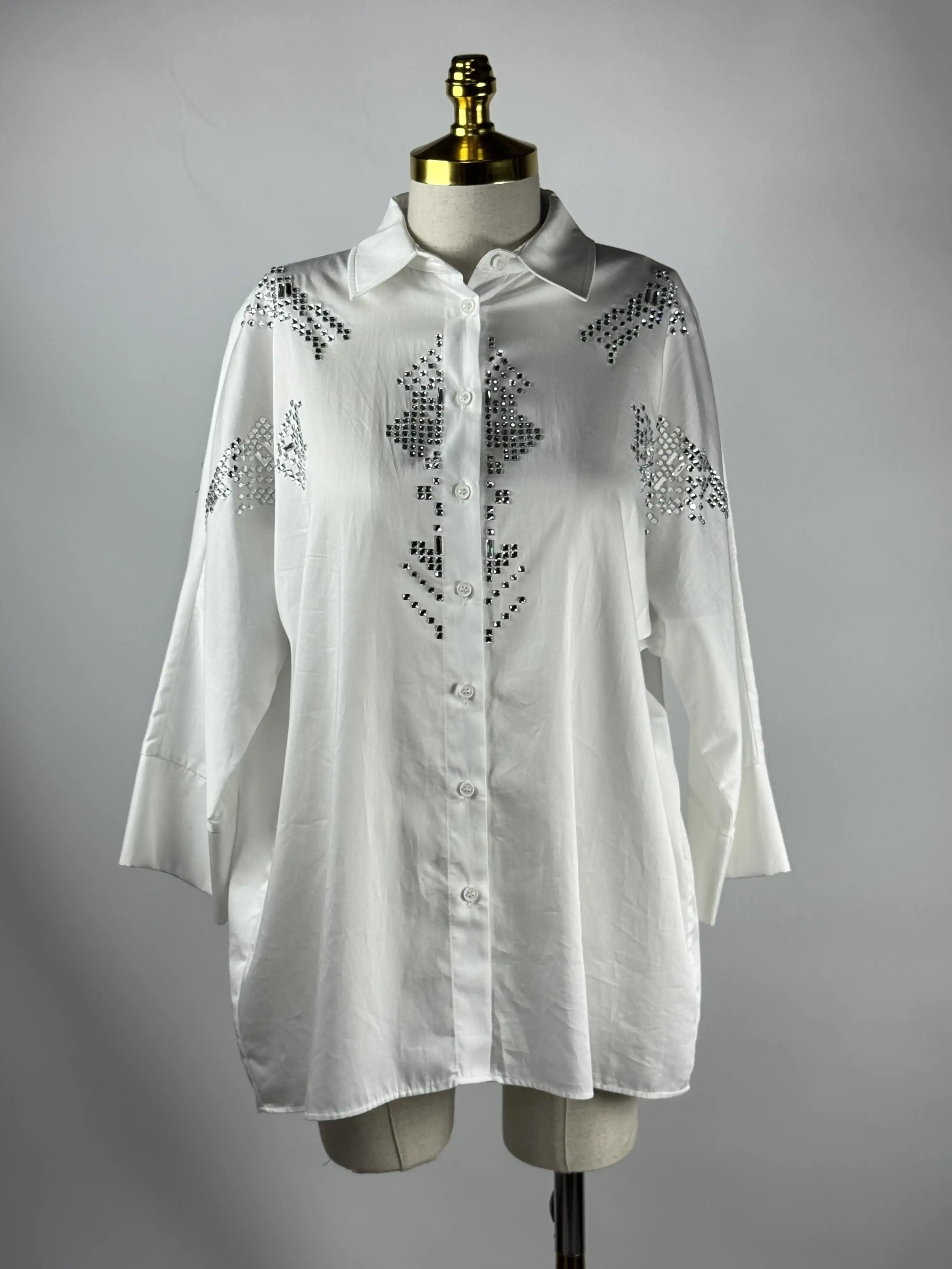 GHISA Beyaz Renk Gömlek