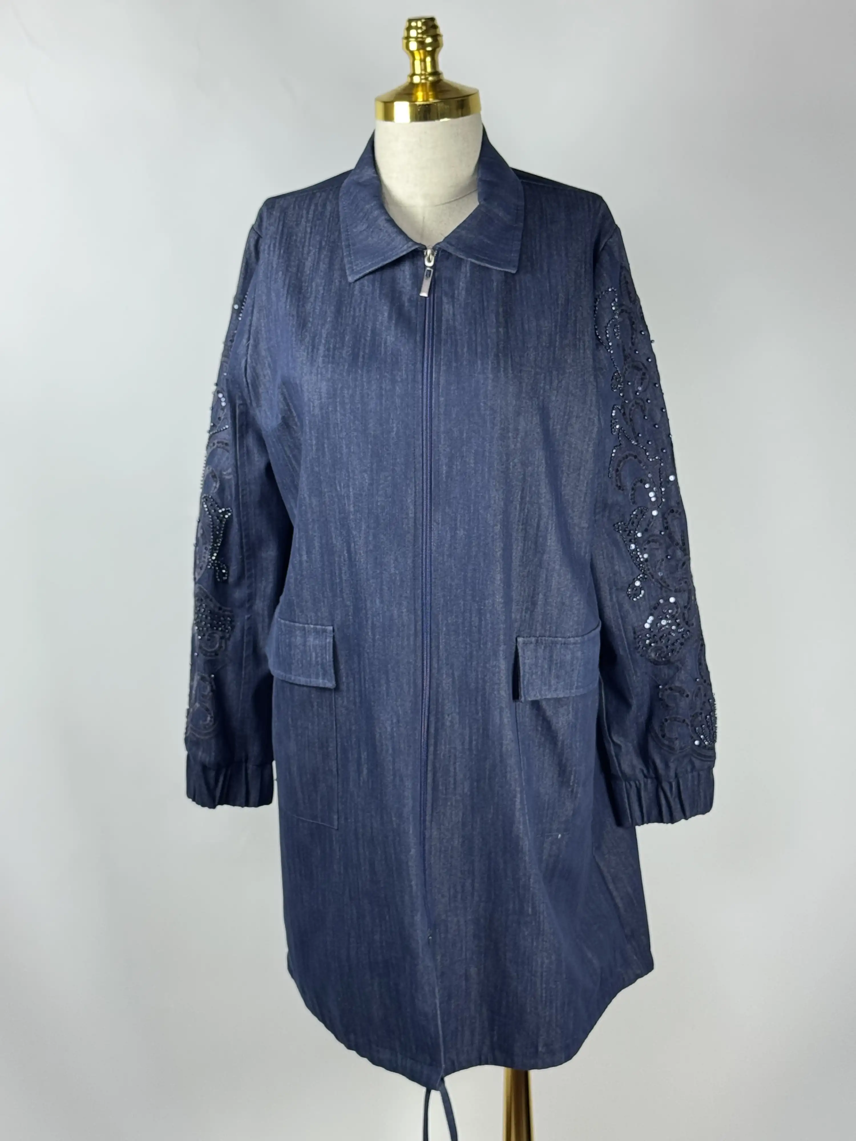 FUAT GÜRŞEN İndigo Renk Kot Kap