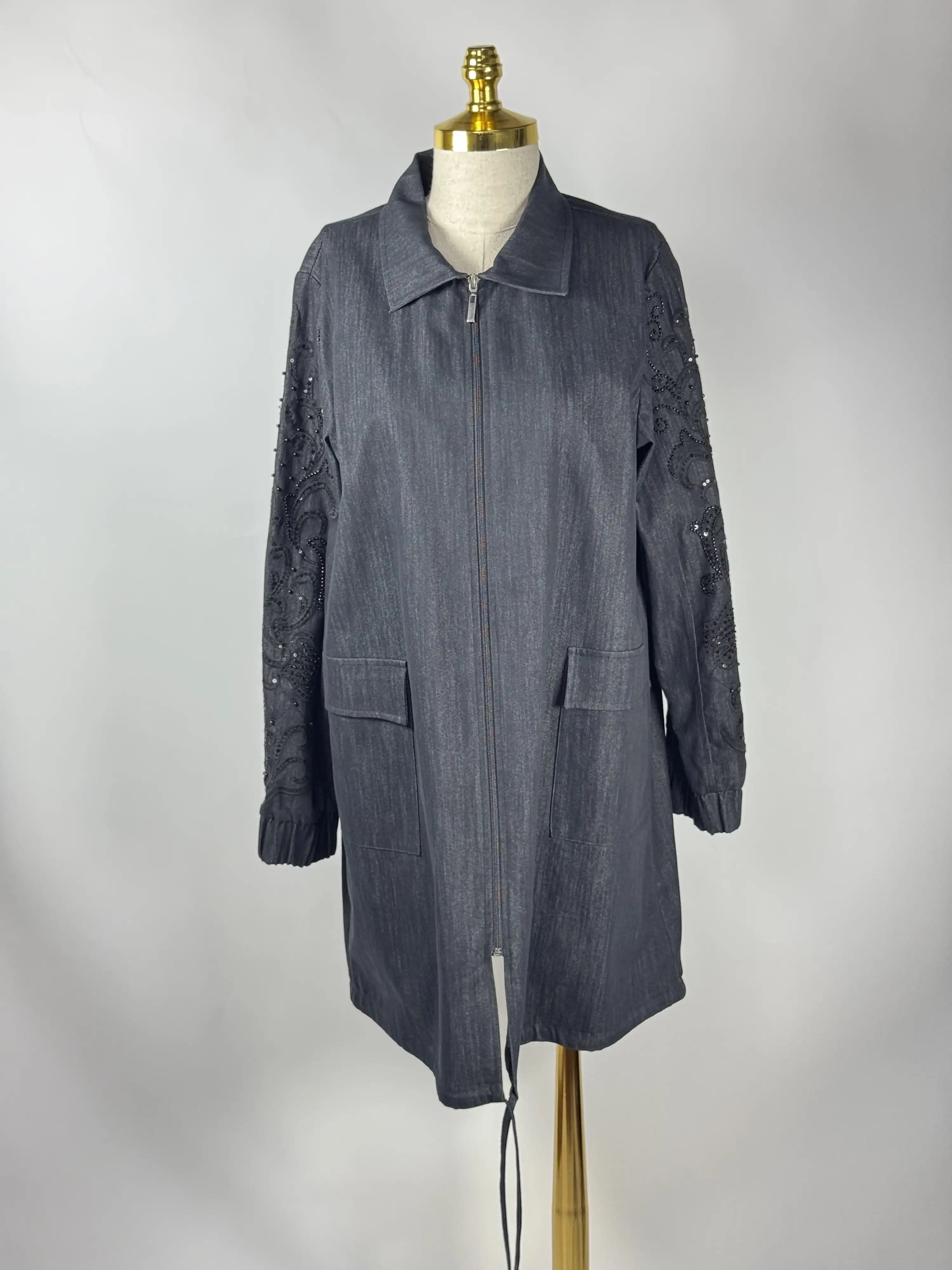 FUAT GÜRŞEN Siyah Renk Kot Tesettür Kap