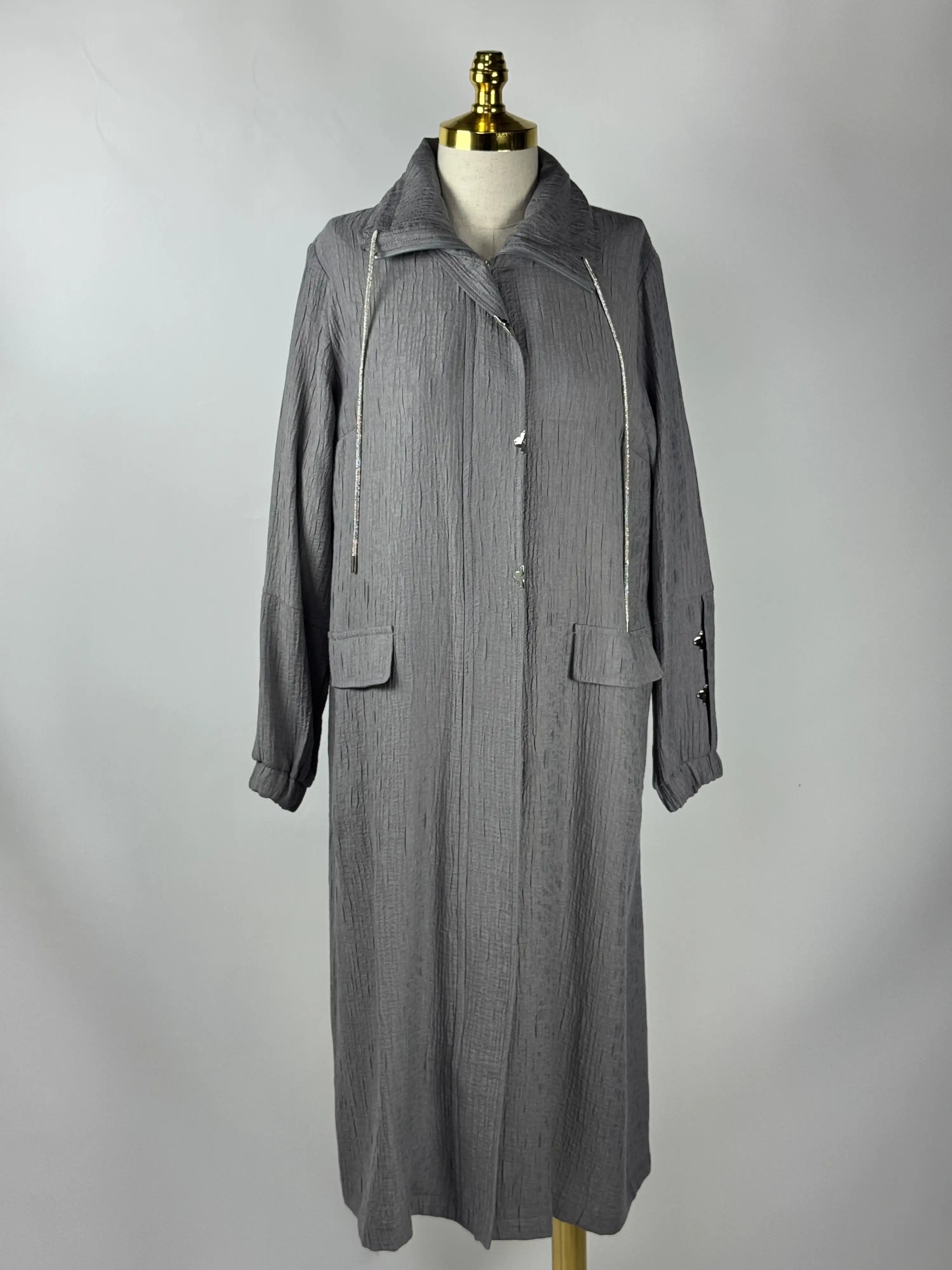 FUAT GÜRŞEN Gri Renk Tesettür Kap