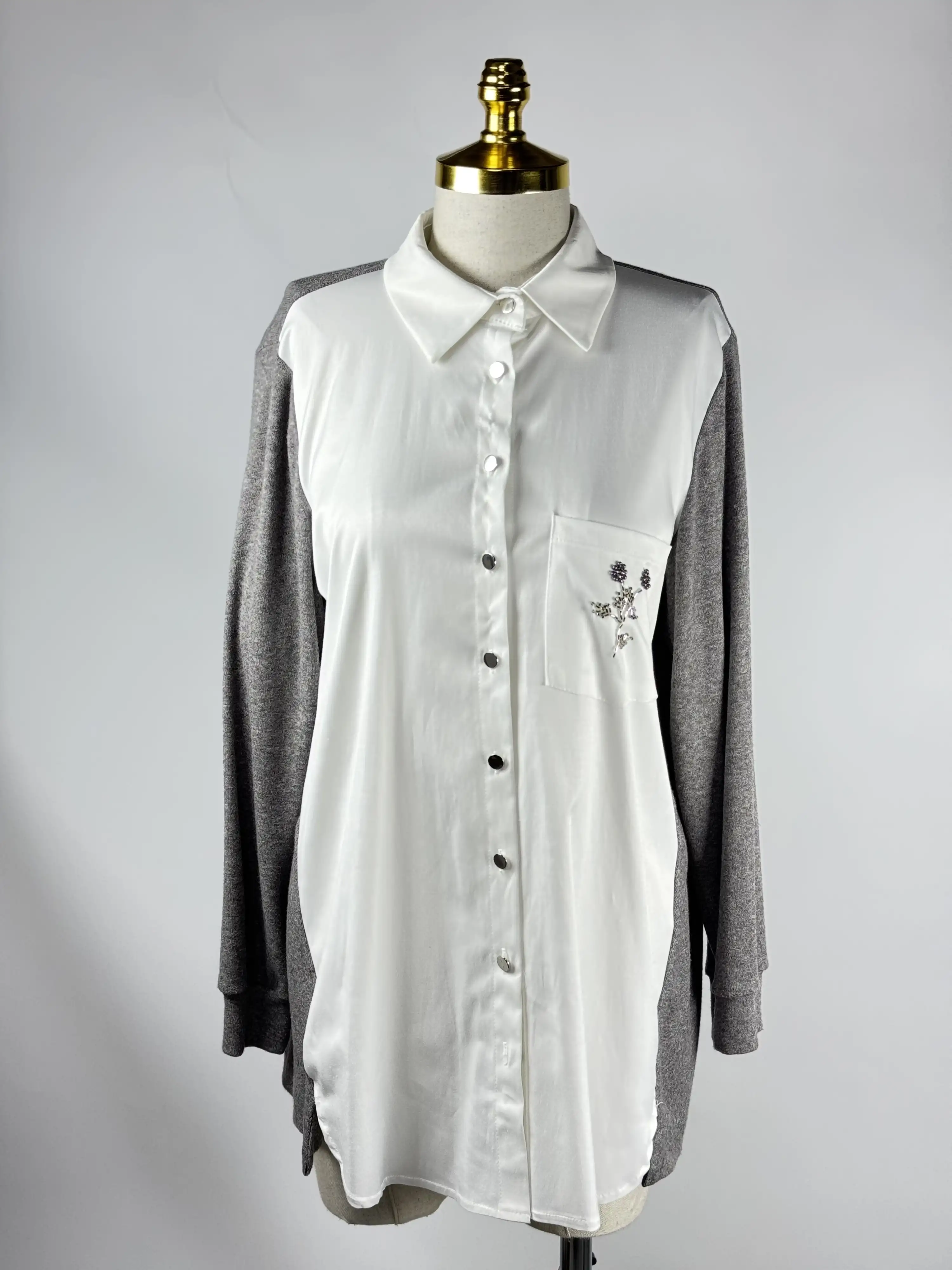 FUAT GÜRŞEN Gri Renk Tunik