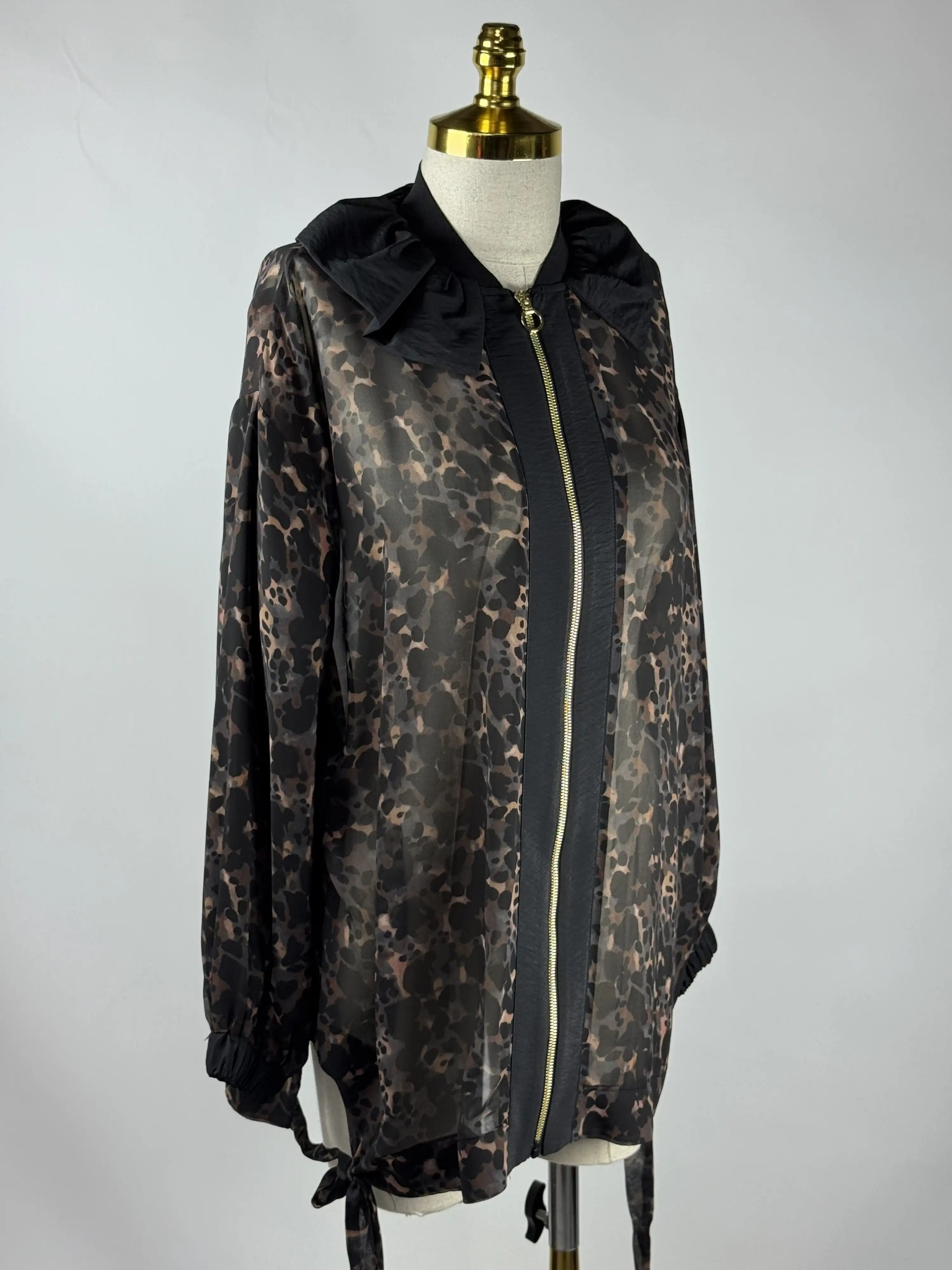 GHİSA Kahve Siyah Renk Ceket