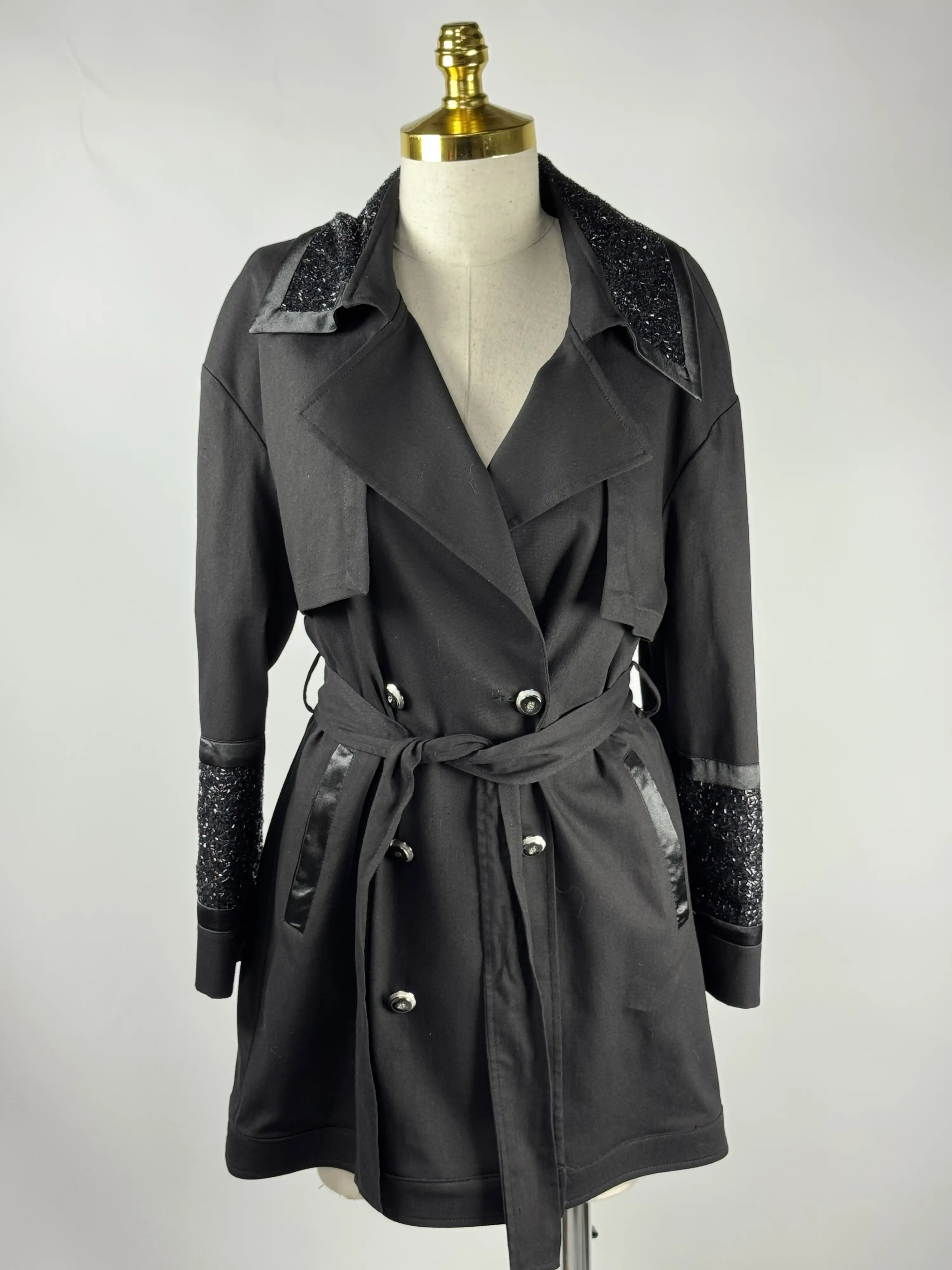 MY312 Siyah Pul Detaylı Kap