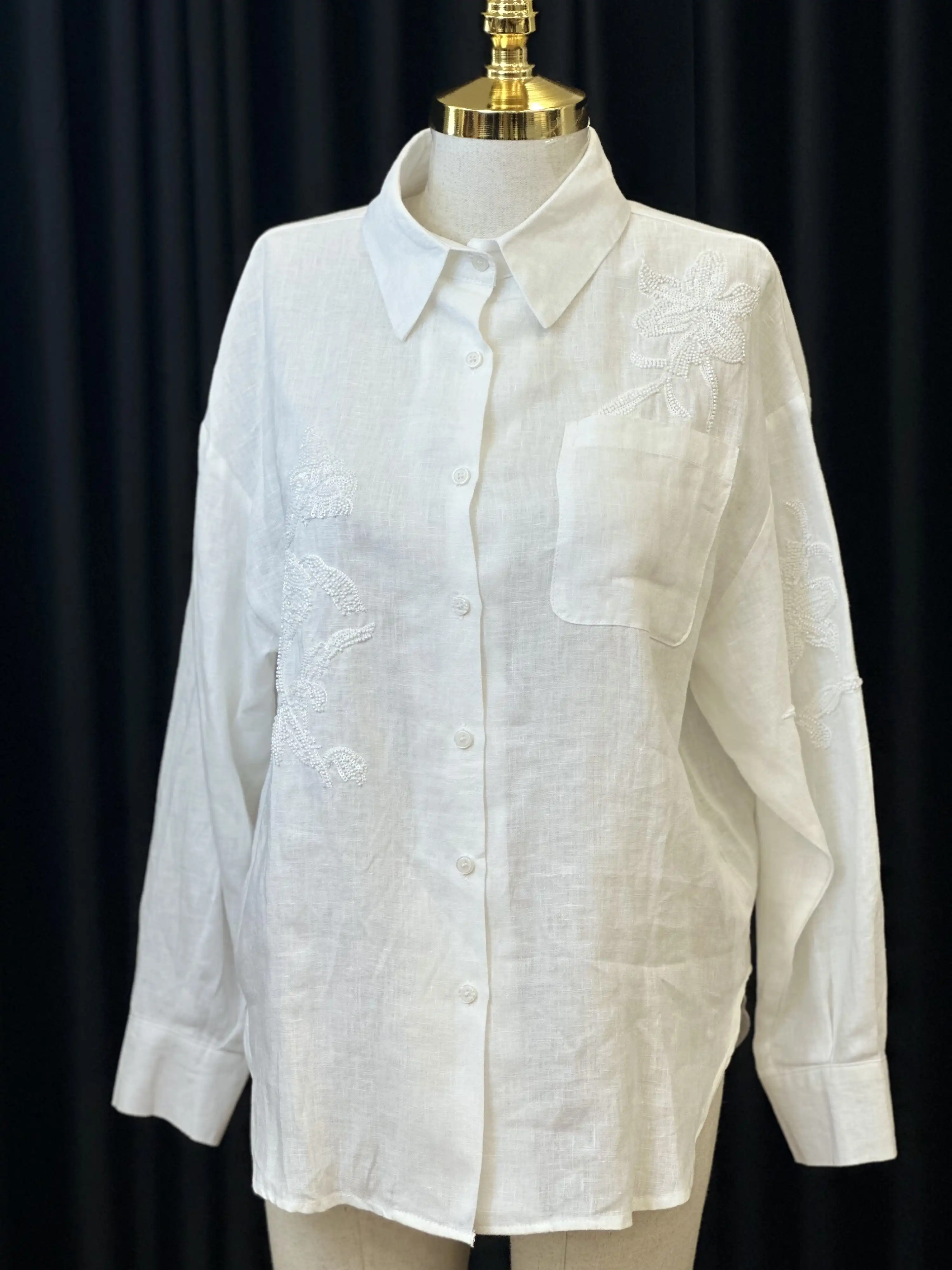 FUAT GÜRŞEN Ekru Renk Tunik