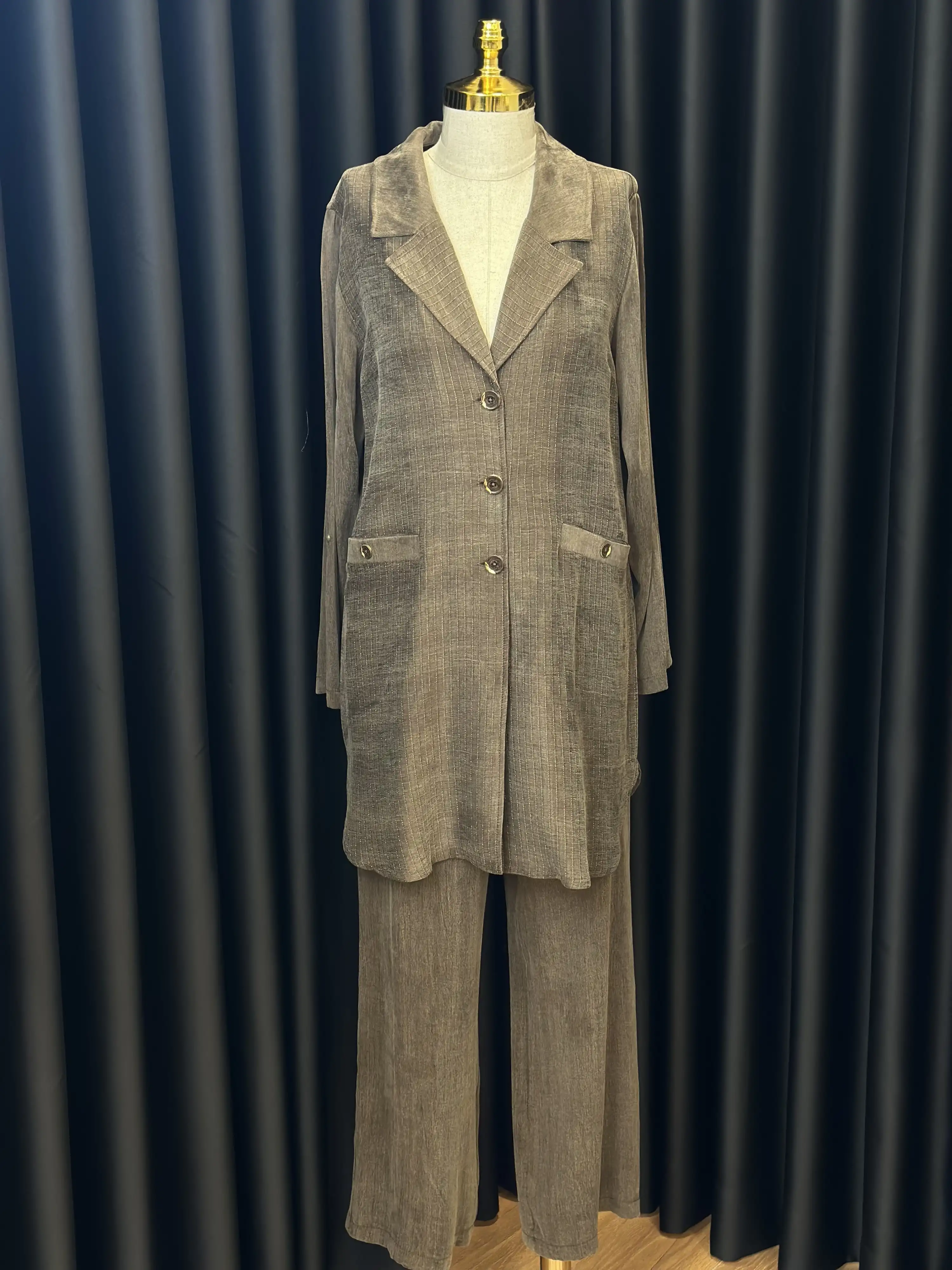 FUAT GÜRŞEN Kahve Renk Takım