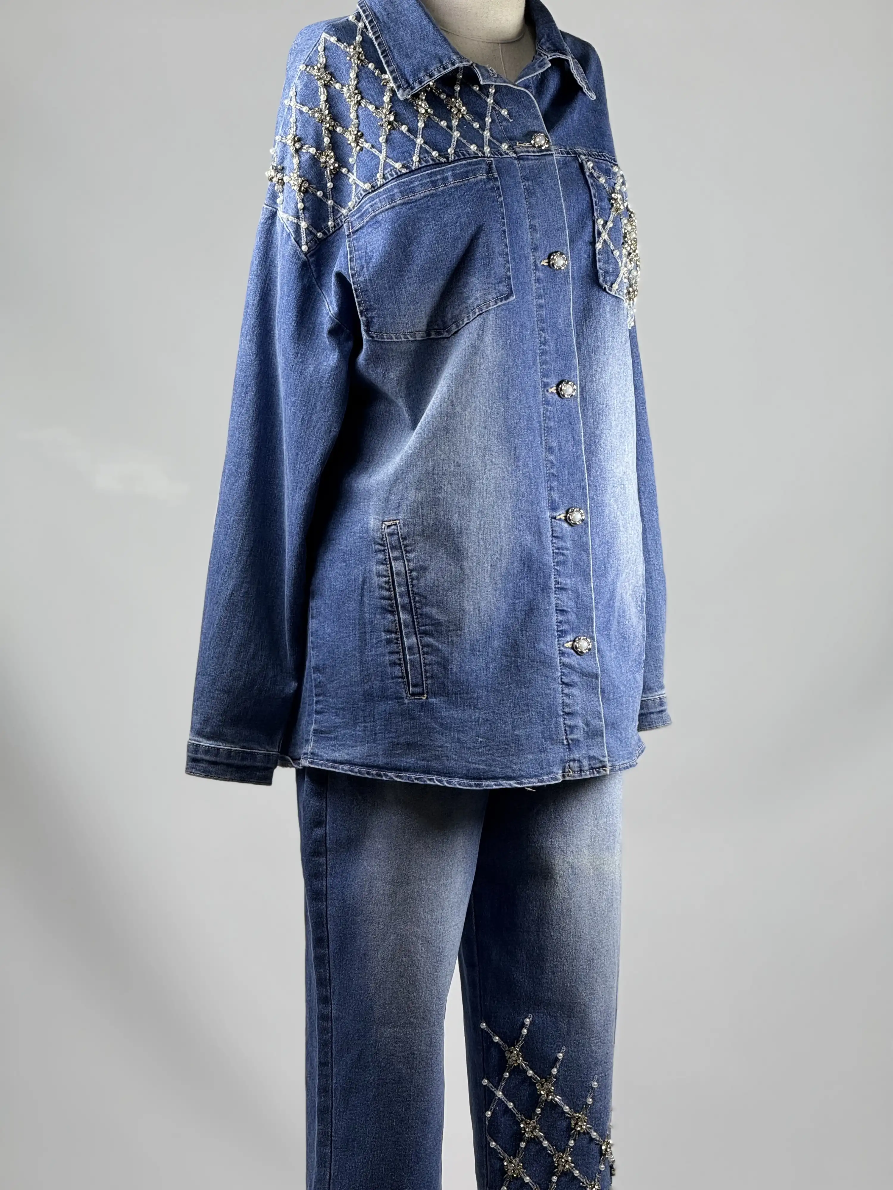 GHİSA Mavi Kot Takım