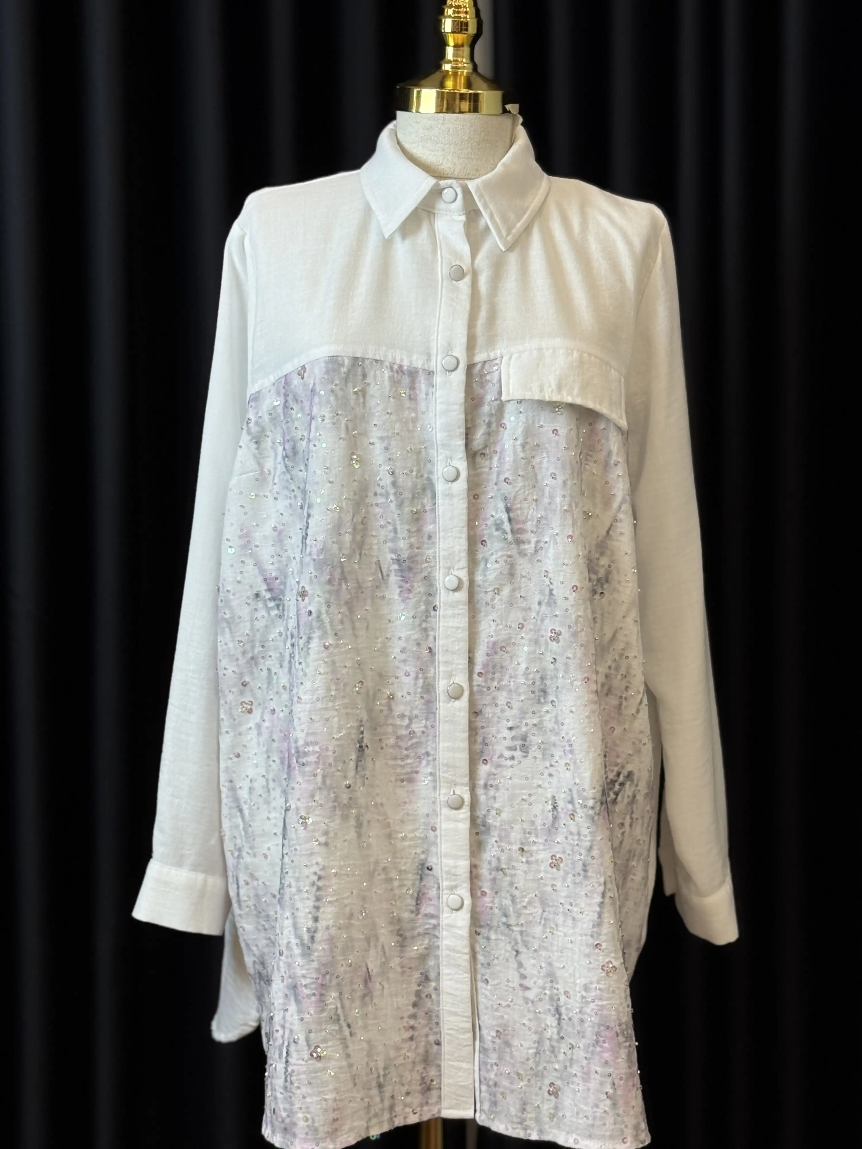 FUAT GÜRŞEN Batikli Desen Tunik